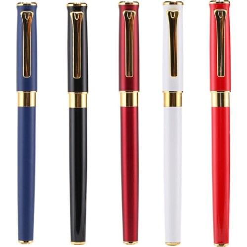 New Multicolor Classic Metal Gel Pen School Student Business Office Signature Pen Stationery Ballpoint Pen