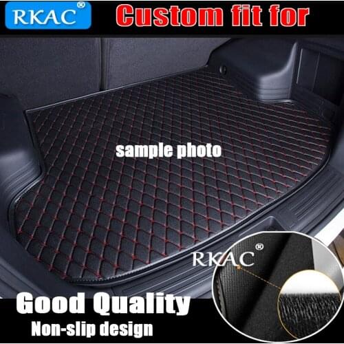 RKAC Custom car trunk mat for Haval All Models H1 H2 H3 H4 H6 H7 H5 H8 H9 M6 H2S H6coupe car styling auto accessories LEATHER
