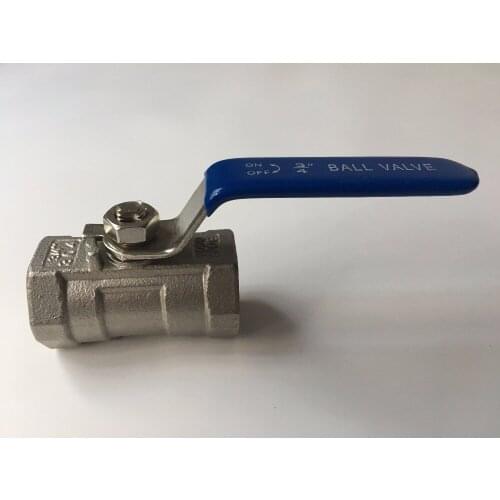 Freeshipping 1Pcs DN8-DN100 BSP Female Thread 304 Stainless Steel Reduced Bore Ball Valve oil water air 229 PSI