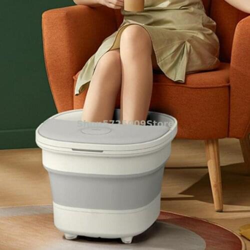 Foldable Foot Bucket Household Electric Massage Foot Basin Automatic Heating Constant Temperature Regulating Foot Bath Artif