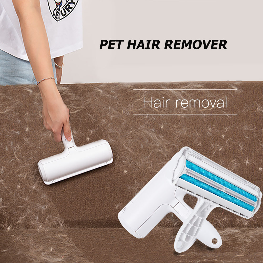 Pet Hair Remover Roller Dog Cat Fur Hair Cleaning Lint Remover Brush for Furniture Sofa Carpets Clothing Self-Cleaning Lint