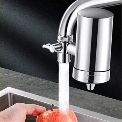 Faucet Purifier Tap Water Filter Washable Ceramic Core Percolator Kitchen Purifier Faucet Rust Bacteria Removal Home Accessories