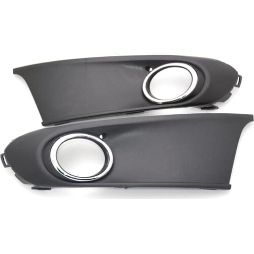 1 Pair Fog Lamp Bezels Covers Front Bumper Fog light Covers With Hole for VW POLO SEDAN VENTO