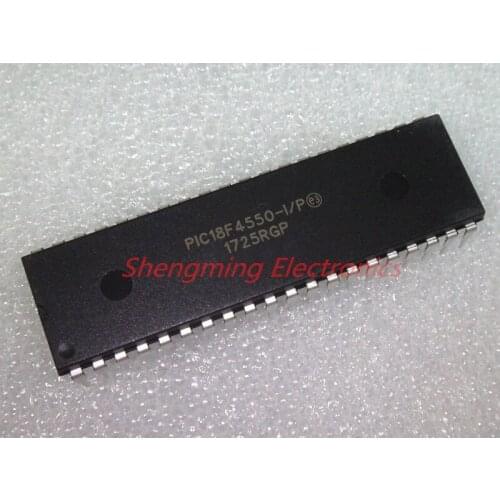 10PCS PIC18F4550-I/P DIP-40 100% Original