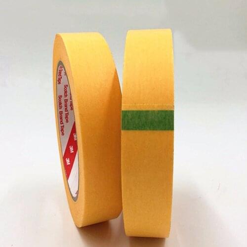 12mmx164ft 3M244 High Temperature Withstand Masking Tape Yellow for Auto Coat PCB SMD Shielding