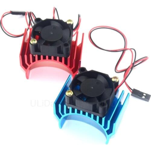 Aluminum Heat Sink With DC 5V Cooling Fan Electric Engine Heatsink for 1/10 Scale RC Car 540 550 3650 Size Motor