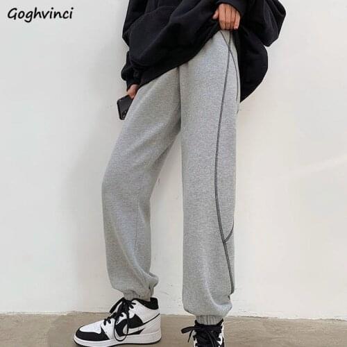 Casual Pants Women Korean Fashion Closing Trousers High Waist Chic New Loose Ins Hot Sale Casual Streetwear Students All-match