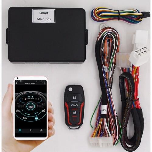 Remote engine start to warm up vehicle fit for FORD , 4G APP control , no need add one button push start