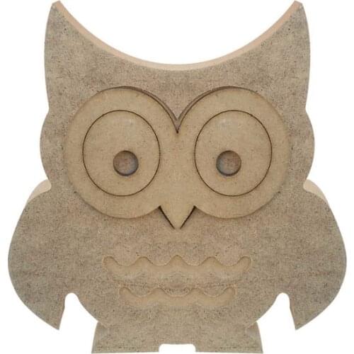 Owl Figure Trinket Wooden Object Code: f6 paintable decorative objects декоративные предметы под роспись