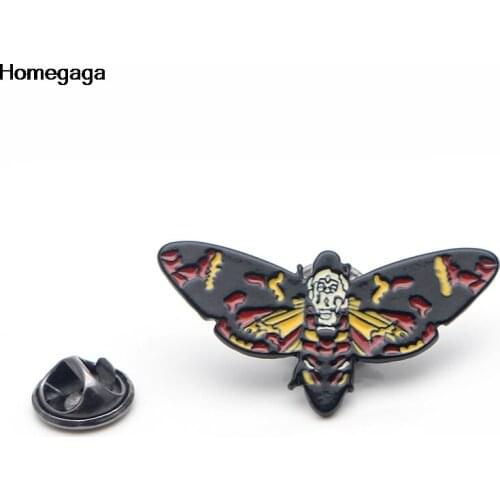 Homegaga Silence of the Lambs Zinc alloy Pins for men women Shirt Charm Coat Clothes backpack Accessory Badge Brooches D1951