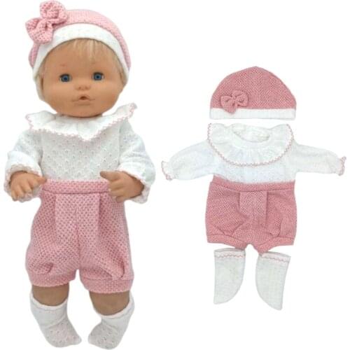Reborn Baby Dolls Clothes Set 40Cm Nenuco Doll Clothing Ropa Y Su Hermanita Accessories