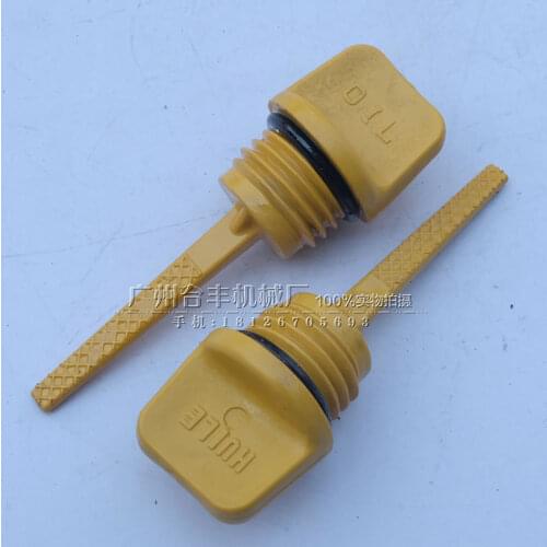 2 X OIL CAP LEVEL GAUGE FOR MITSUBISHI GM132 GM182 GT600 & MORE FREE SHIPPING OIL FILLED GAUGE DIP STICK