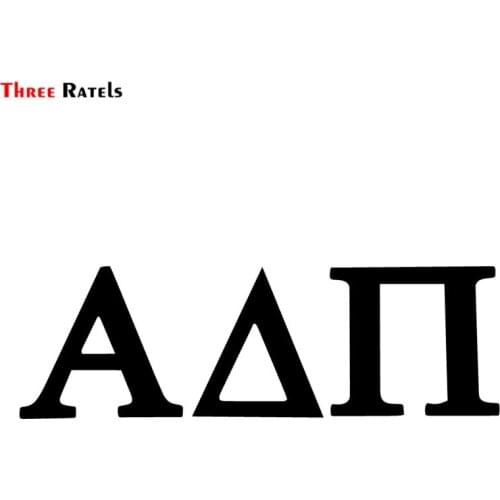 Three Ratels FD132 ADPi for Alpha Delta Pi Greek Letters Sorority Decal Laptop Sticker Car Decal