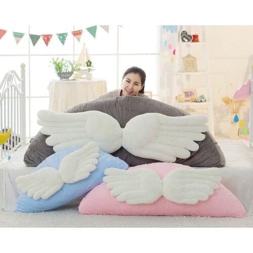 90 cm Large Size Cartoon Angle Wing Plush Cushion Pillow For Home Decoration Wholesale Drop Shipping Available