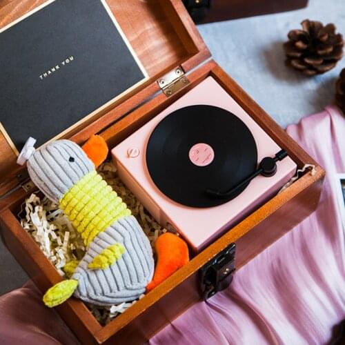 Birthday present Girl Best friend Souvenir sound Christmas Gift box Old fashioned Audio disc Bluetooth