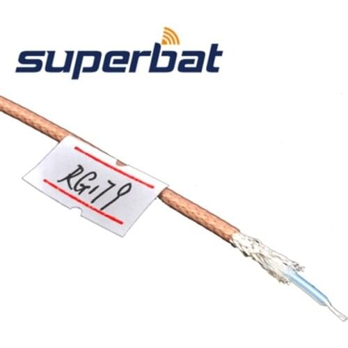 Superbat RF Coaxial Cable Adapter Connector M17/94-RG179 / 50 Feet Coaxial Cable