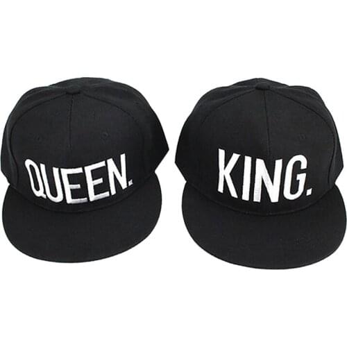 Outdoor Sports Embroidered Snapback Caps Hip-Hop Hats King Queen Snap Back Outdoor Wear
