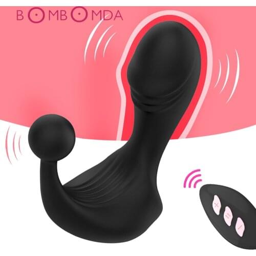 Vibrators Adult Toys For MenSilicone Dildo Vibrator for Women Clitoris Stimulator Prostate 12 Speeds Anal G spot Remote Control