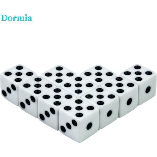 High Quality 10 Pcs/set Multi Color D6 12mm Game Dice,for Club Party Family Games