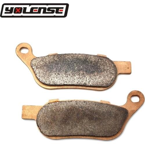 Motorcycle Rear Brake Pads fit For Harley Davidson Softail FXS Blackline 11-13 FLSS Softail Slim S 2016 FLSTFBS Fat Boy S 2016