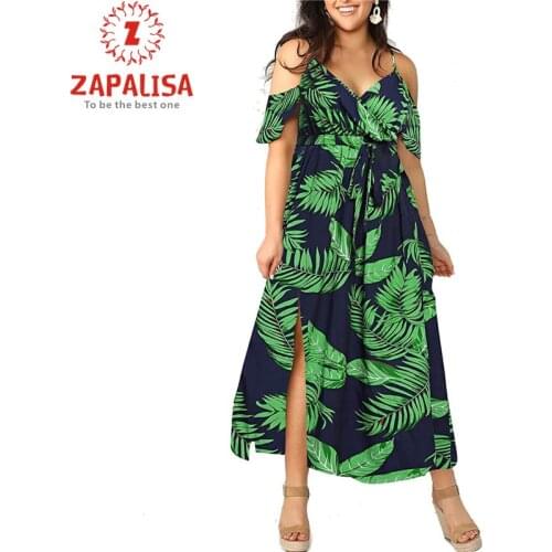 Летние платья с разрезом ZAPALISA China At AliExpress