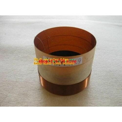 1pcs 76.9mm 8ohm 8Ω KSV Round wire Woofer coil speaker bass voice coil