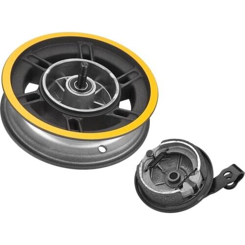 10 Inch Electric Scooter Front Wheel Hub with Drum Assembly for Ninebot Max G30 Front Wheel Spare Parts Accessories