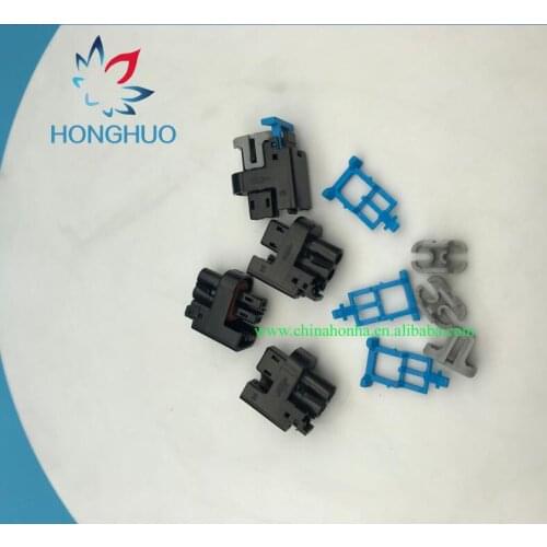 100pcs/lot 2 Pin/Way Female Fuel Injector Nozzle Conversion Plug Auto Connector For delphi EV6 Buick 15326181