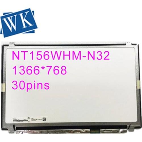 15.6" 1366*768 edp 30pin lcd led laptop screen display NT156WHM-N32 E42 E32 EA2 EB2 NT156WHM-N12