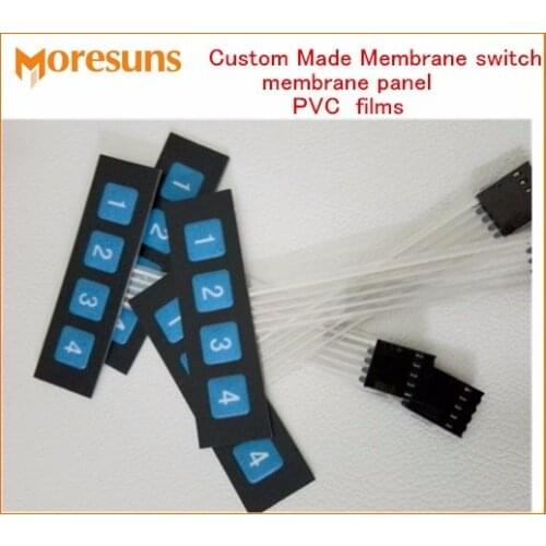 Fast Free Ship 20PCS Custom Made Membrane Switch/Membrane Panel/PVC films/IP67 Waterproof FPC Membrane Switch Manufacturer