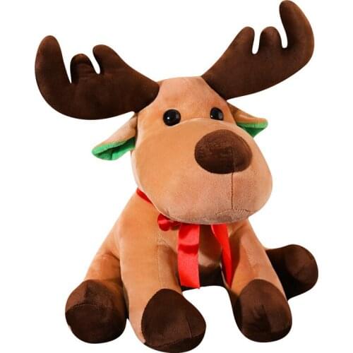 2021 New Christmas Gift elk plush Toy Doll Christmas Eve Gift For Girls Santa Claus Christmas toy Delicate Soft Lovely Creative