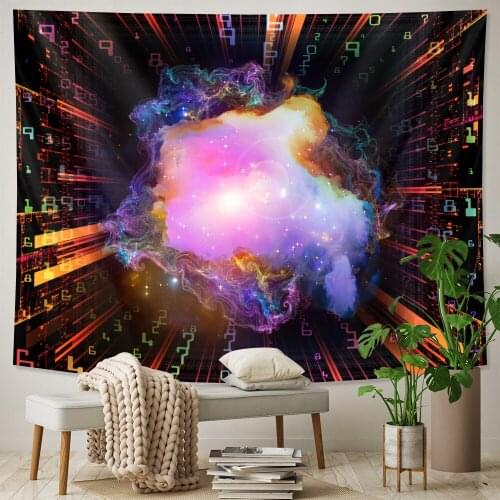 2021 psychedelic scene home art decorative tapestry witchcraft tapestry Hippie Bohemia decorative Mandala sheet sofa blanket