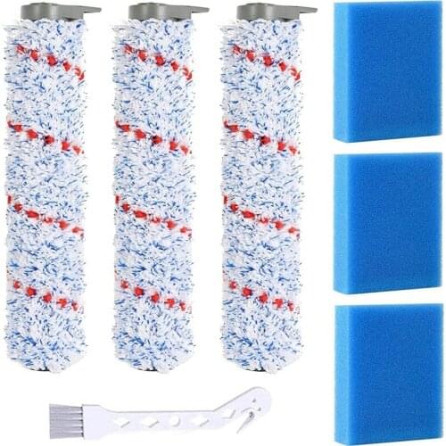 7Pcs Replacement Brush Roller And Vacuum Filter For Tineco Ifloor Wet Dry Cordless Vacuum Cleaner Accessories
