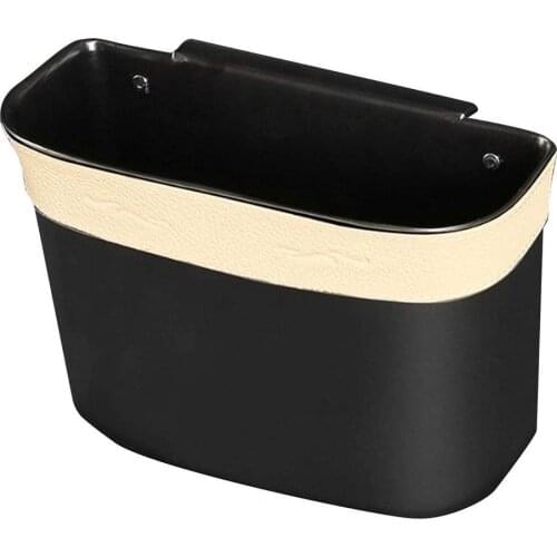 Car Trash Bin Car Storage Box Magnetic Lid Trash Bin Reusable Trash Can Car Organizer Bag Trash Container For Car Seat Bag