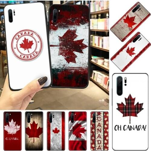 Canada Canadian Flag Banner Phone Case For Huawei P 9 8 10 40 Mate 30 Honor 8 8A 20 20s 9x nova 6se 5t Y9s PSMART lite pro 2017