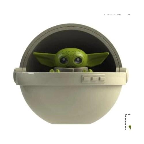 Star War Characters Baby YODA with space capsule Figure Toys