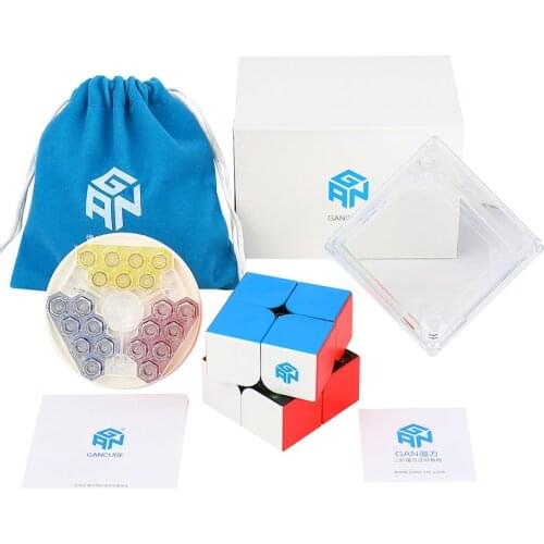 GAN 251 M Magnetic 2x2x2 magic cube GAN251 M 2x2 magnet speed cube GAN251M puzzle cubo magico profissional Gans cube game toys