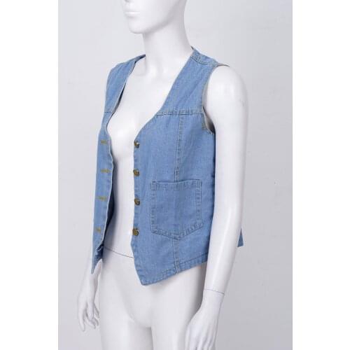 Женские джинсовые жилеты Inhzoy China At AliExpress