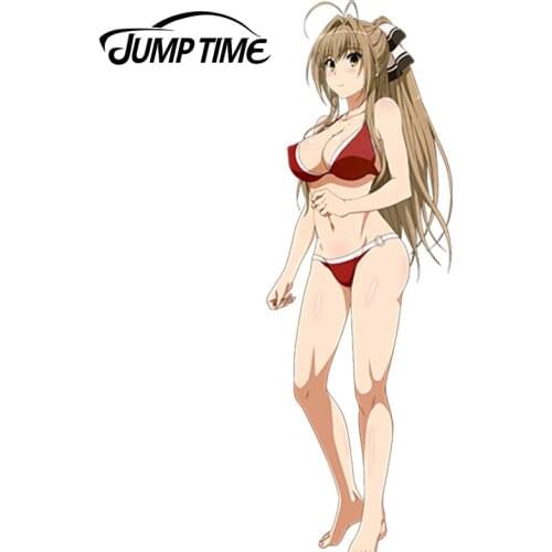 JumpTime 13cmx4.3cm 3D Car Stickers Amagi Brilliant Park Anime Car Window Decal Sticker Rear Windshield Car Styling Sticker JDM