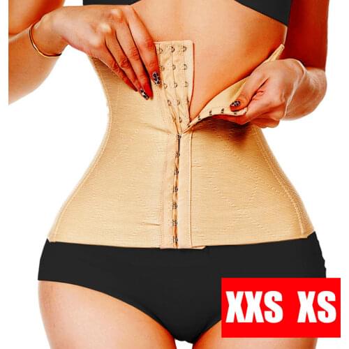 Twinso XXS XS Slim Body Shaper Corset Modeling Strap Waist Trainer Girl Corrective Underwear Tummy Control Belt Abdomen Trimmer