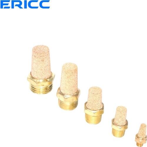 Pneumatic Brass Exhaust Muffler BSL M5 1/8" 1/4" 3/8" 1/2" Silencers Fitting Noise Filter Reducer Connector Copper
