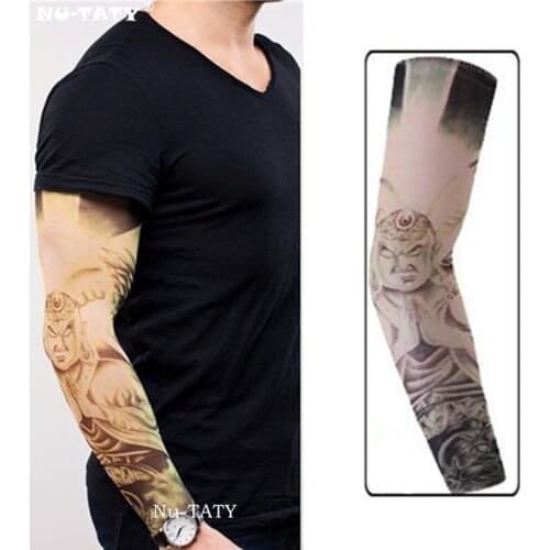 Nu-TATY Chinese fairy Man&woman style Tattoo Sleeve Stockings Body Art Leggings Cool Boys Girls Party Wearings