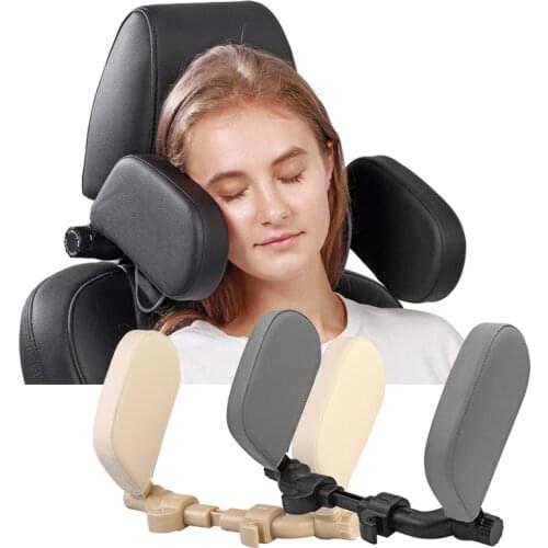 Car Seat Headrest Neck Rest Pillow Cushion Support Solution Headrest Cushion U-shaped Car Pillows Soft For Kids Adults Child
