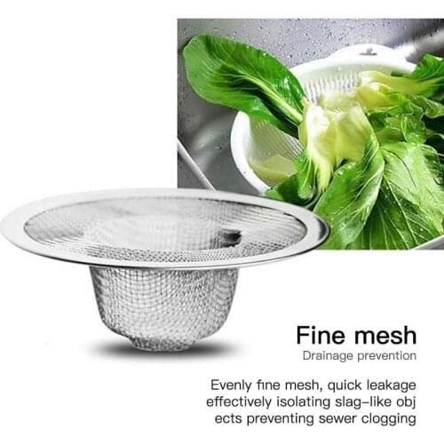 Bathroom Sink Strainer Stainless Steel Pool Bathtub Hair Catcher Stopper Waste Sink Filter Plug Kitchen Sink Accessories Tools