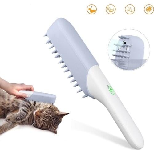 Pet grooming brush Dog Cat Hair Brush Rechargeable Sterilization Brush Odor Eliminator Ozone Sterilization Pet Supplies