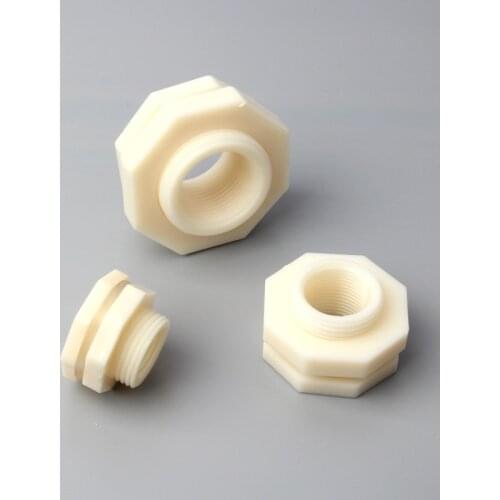 6pcs 1/2" 3/4" 1" ABS Water Tank Joints Female Thread Aquarium Fish Tank Pipe Connectors Water Tower Tube Outlet Joints