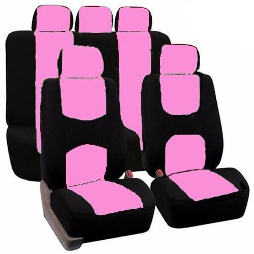 High Quality Car Seat Covers Universal Fit Polyester 3MM Composite Sponge Car Styling lada car cases seat cover accessories