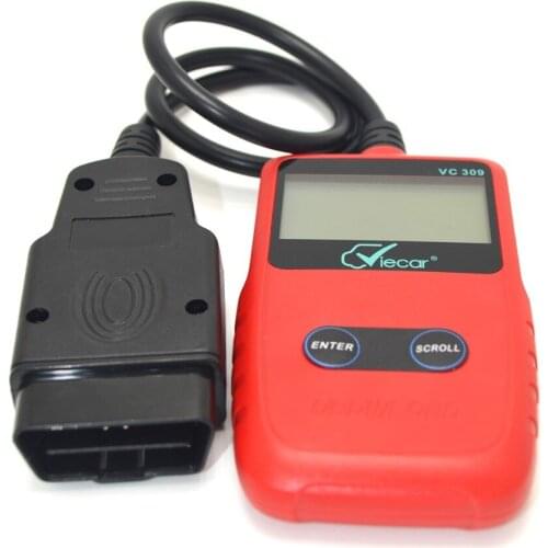 High Quality Viecar Brand VC309 Car ODB2 Tool OBD II EOBD Car Diagnostic Tool Code Scanner Fault Reader