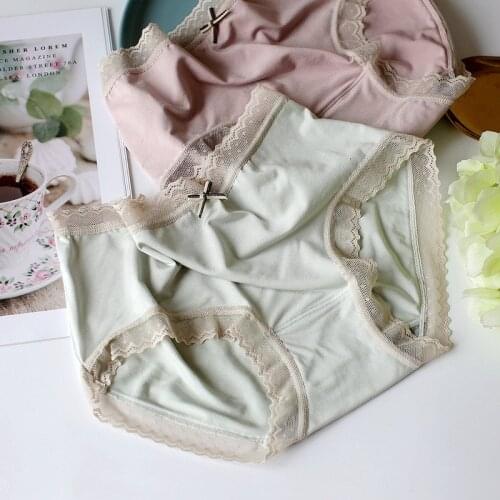 Ladies panties Comfortable breathable very soft Skin Friendly mid-waist girl briefs High quality stretch female panties