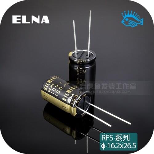 1pcs/10pcs 100V100uF 100V RFS Silmic2 ELNA Brand new original silk film fever audio electrolytic capacitor